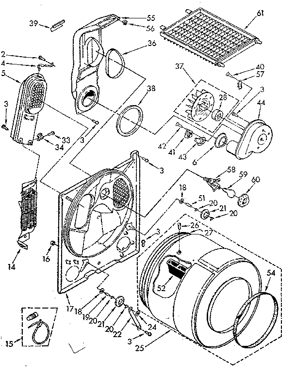 Kenmore 11086664700 bulkhead parts diagram