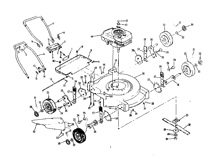 Craftsman 13190261 replacement parts diagram