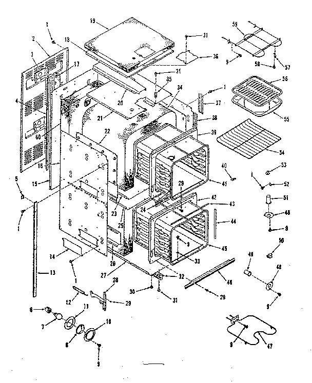 Kenmore 2784278592 body section diagram