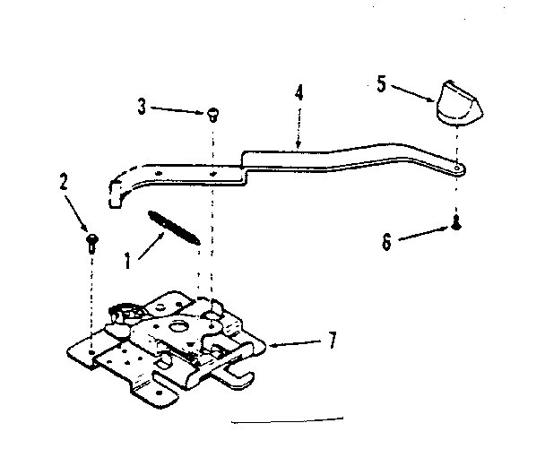 Kenmore 2784278592 oven door lock section diagram