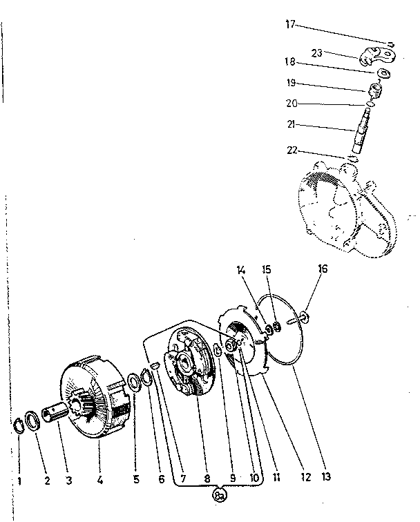 Sears 81780860 clutch diagram