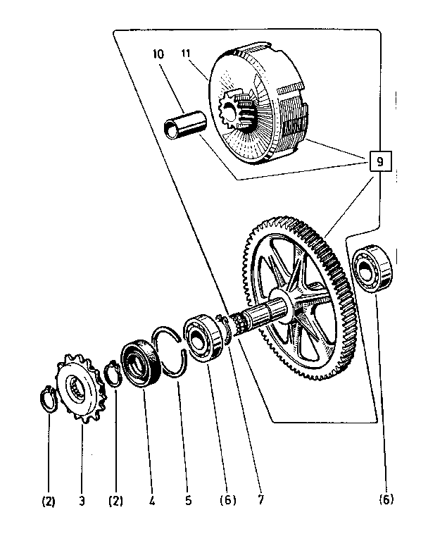 Sears 81780860 gearbox diagram
