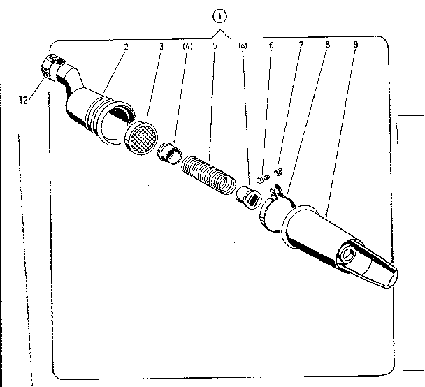 Sears 81780860 intake silencer diagram
