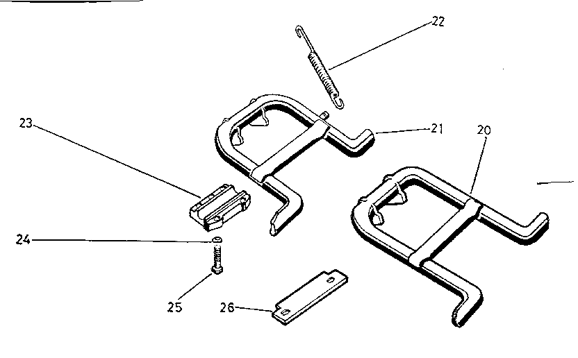 Sears 81780860 prop stand diagram