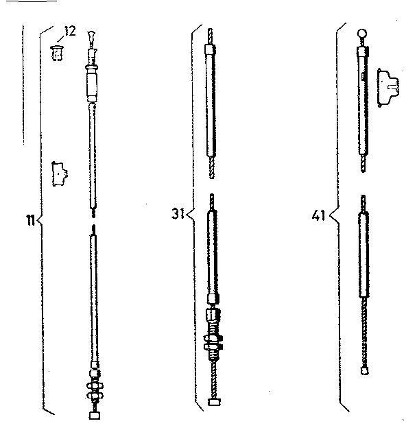 Sears 81780860 cables diagram