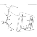 Kenmore 1753410180 handle and bag housing diagram