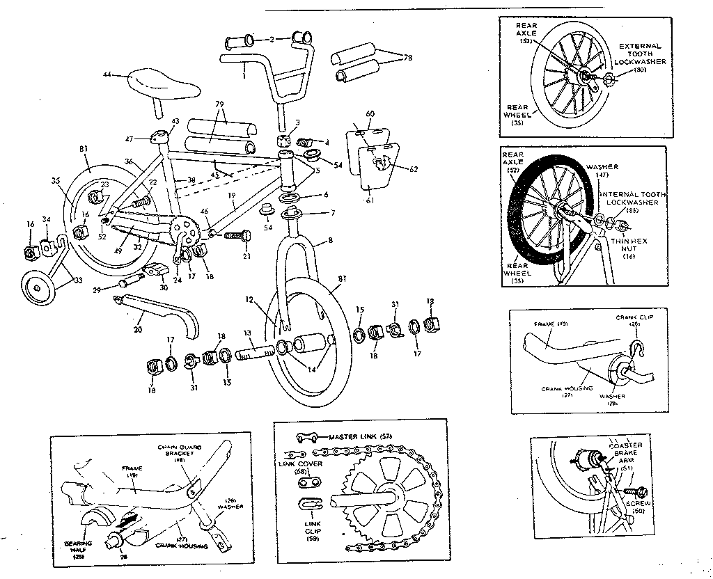 Sears 512878580 replacement parts diagram