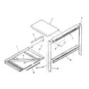 Kenmore 2784418493 trim and micro mounting section diagram