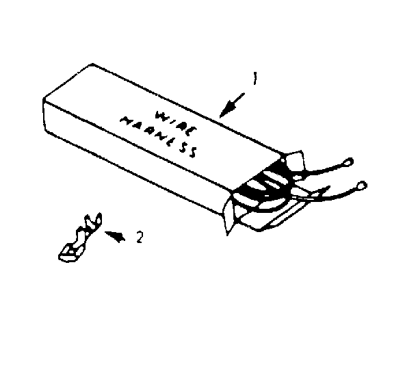 Kenmore 2784418493 wire harness and components diagram