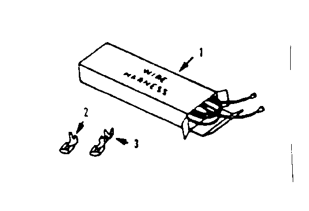Kenmore 9113628710 wire harness and components diagram