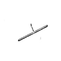 Kenmore 9113628710 optional vertical trim extension diagram