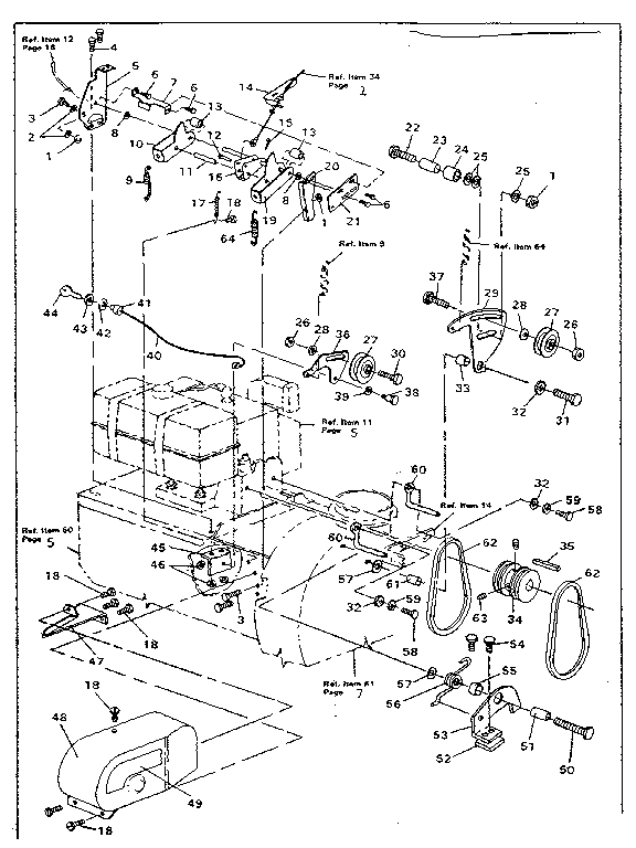 Craftsman 536884600 drive assembly diagram