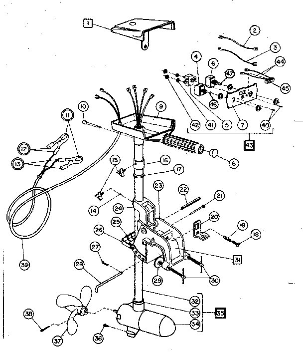Shakespeare SIGMA 28CK unit parts diagram