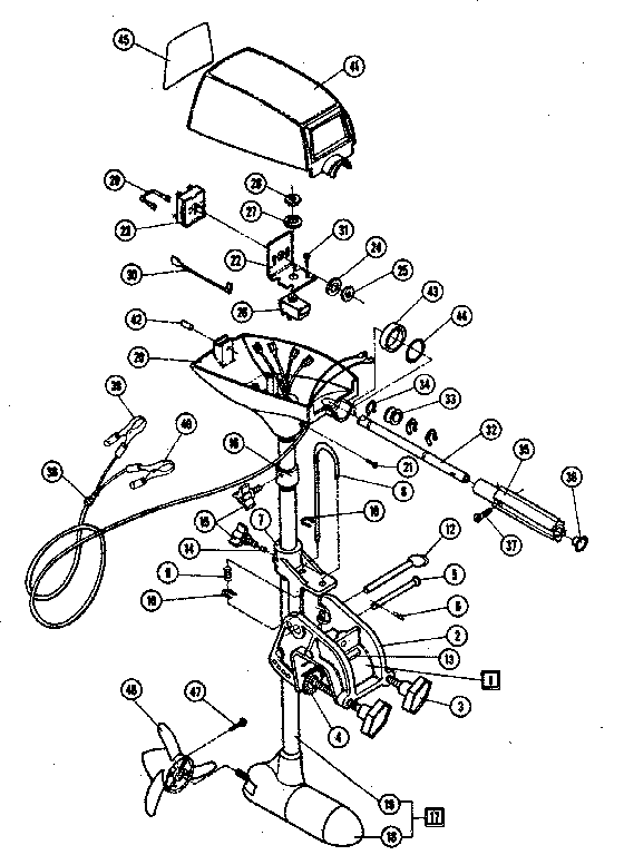 Shakespeare SIGMA 30WCG unit parts diagram