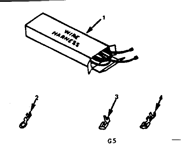 Kenmore 9119378413 wire harnesses and components diagram