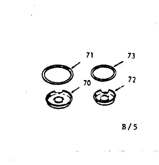Kenmore 9114348214 optional porcelain pan and chrome ring kit 8067121 diagram