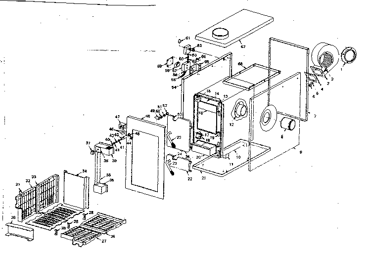 Kenmore 311842240 replacement parts diagram