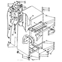 Kenmore 1068756301 cabinet parts diagram