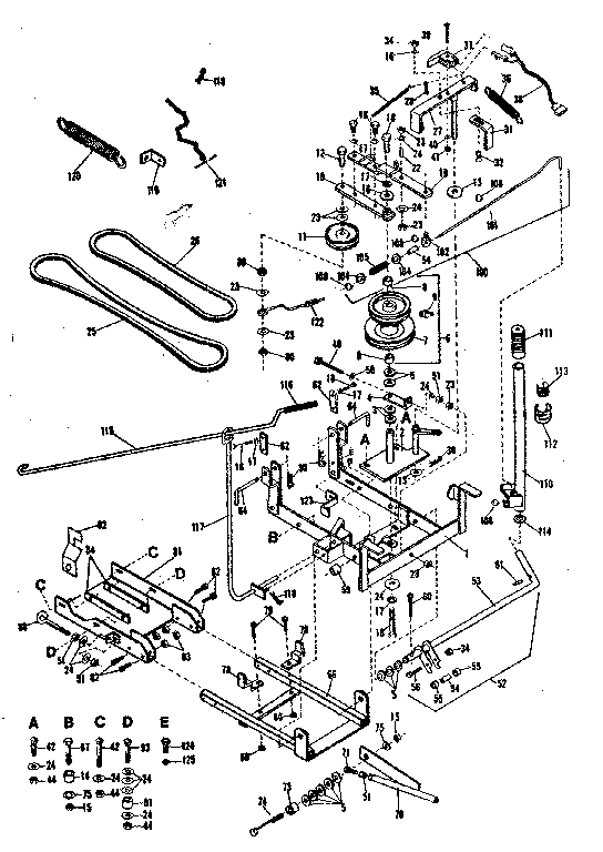 Craftsman 84226003 main frame diagram