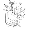 Kenmore 9117838510 burner section diagram