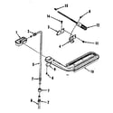 Kenmore 9117838510 oven burner section diagram