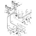 Kenmore 9117118510 burner section diagram