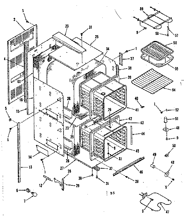 Kenmore 2784268590 body section diagram