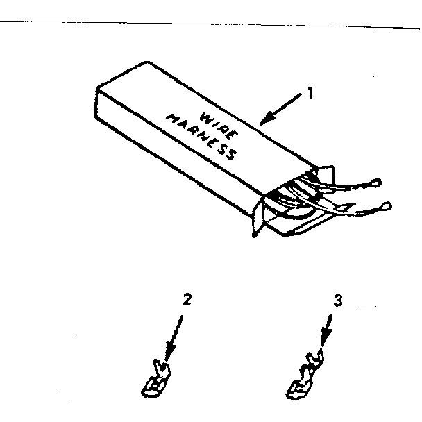 Kenmore 2784268590 wire harness and components diagram