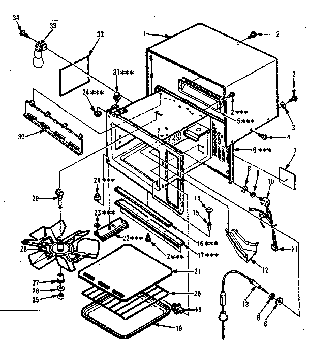 Kenmore 5648898510 cabinet diagram