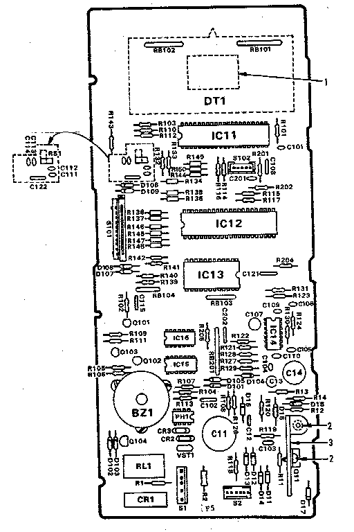Kenmore 5648898510 power and control circuit board diagram