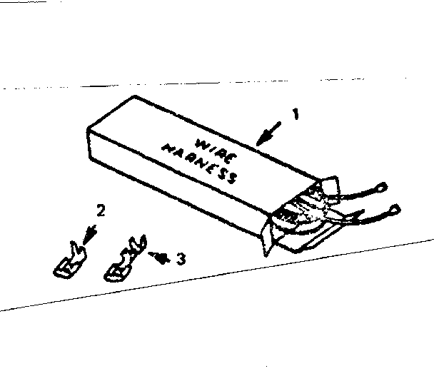 Kenmore 2784218411 wire harness and components diagram