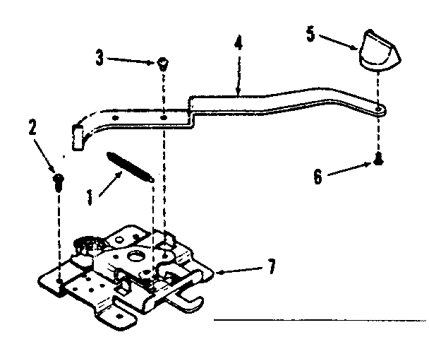 Kenmore 2784278590 oven door lock section diagram