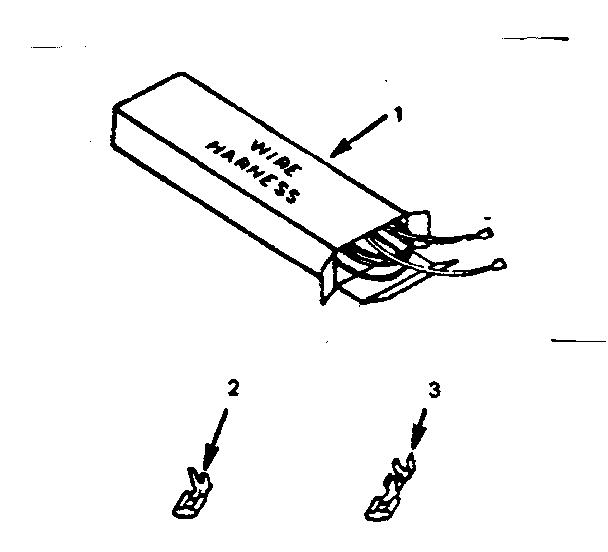 Kenmore 2784278590 wire harness and components diagram