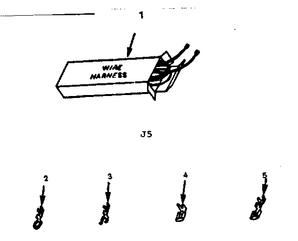 Kenmore 9117898510 wire harnesses and components diagram