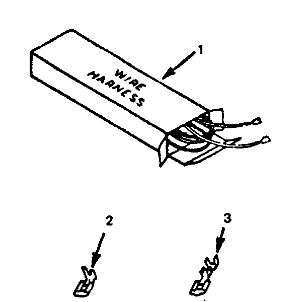 Kenmore 9117148510 wire harnesses and components diagram