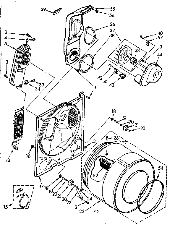 Kenmore 11086568800 bulkhead parts diagram