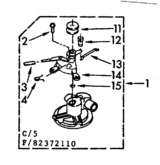 Kenmore 11083372610 water pump parts diagram