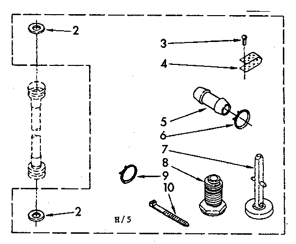 Kenmore 11083372610 miscellaneous parts diagram