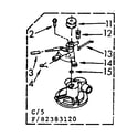 Kenmore 11083383220 water pump parts diagram