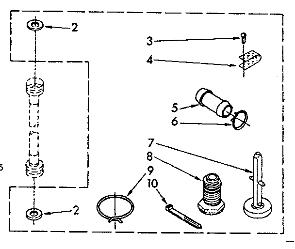 Kenmore 11082383620 miscellaneous parts diagram