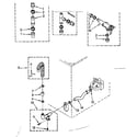 Kenmore 11083383220 water system parts (non-suds only) diagram