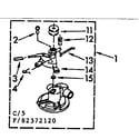 Kenmore 11083372320 water pump diagram