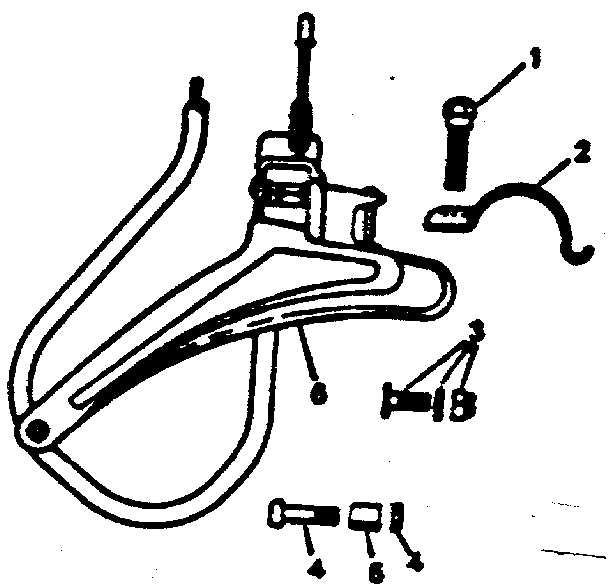 Sears 502473270 front derailleur diagram