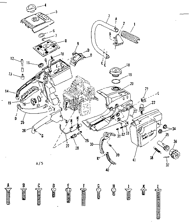 Craftsman 917351390 main frame diagram