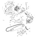 Craftsman 917351390 chain/bar and oil/fuel parts diagram