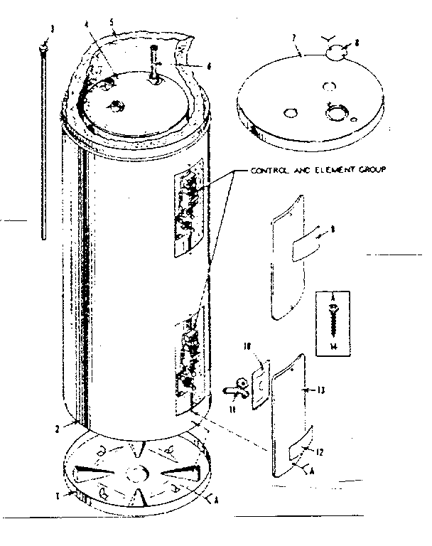 Kenmore 15332440 non-functional replacement parts diagram