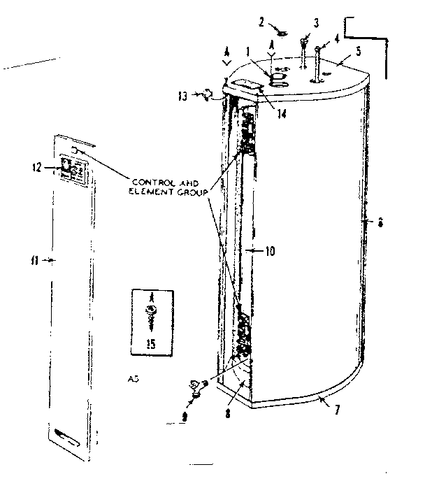 Kenmore 15332630 non-functional replacement parts diagram