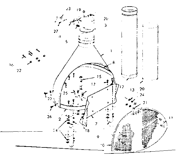 Kenmore 155842812 replacement parts diagram