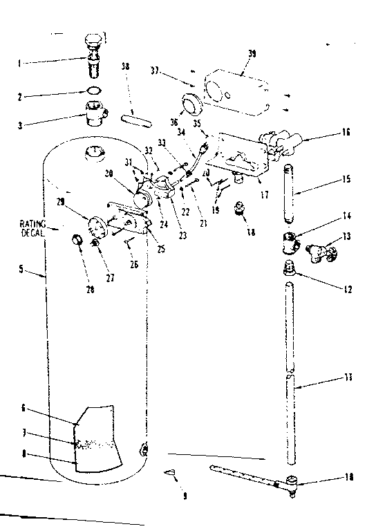 Kenmore 6253451 filter assembly complete diagram