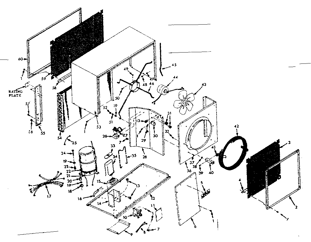 Kenmore 867816231 condensing unit diagram